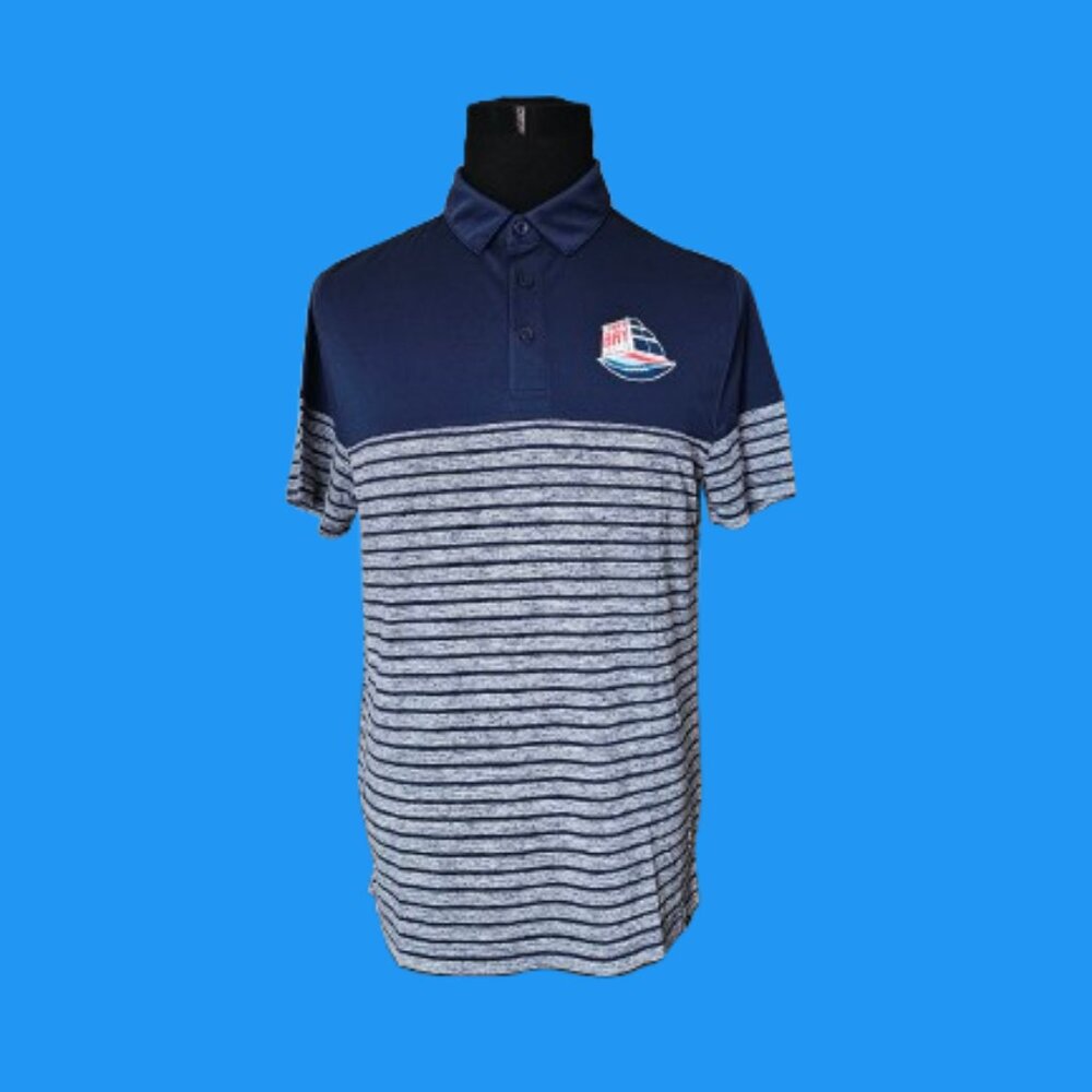 TAMPA BAY HOST OF SUPER BOWL LV AMBASSADOR Men's Polo Short Sleeve Shirt - L